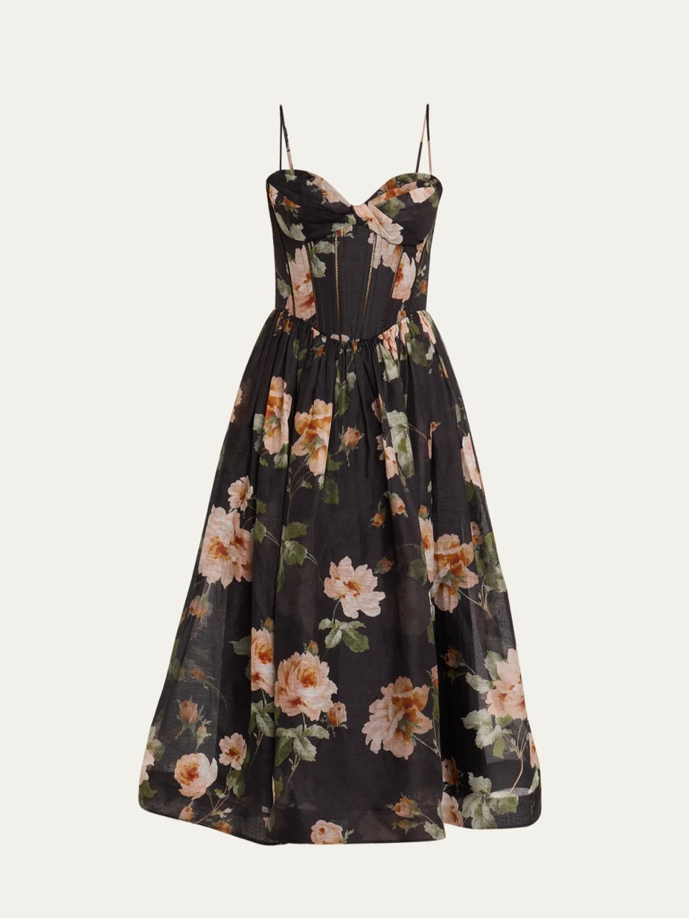 Zimmermann Luna corset midi dress nwot zimm size 2
